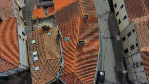 Vue aérienne de toiture - SCI Les Petits Pas